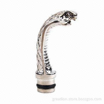 Metal Drip Tip/Mouthpiece, Snake Shape for EE2 Vivi Nova Electronic Cigarettes, Fashionable Style